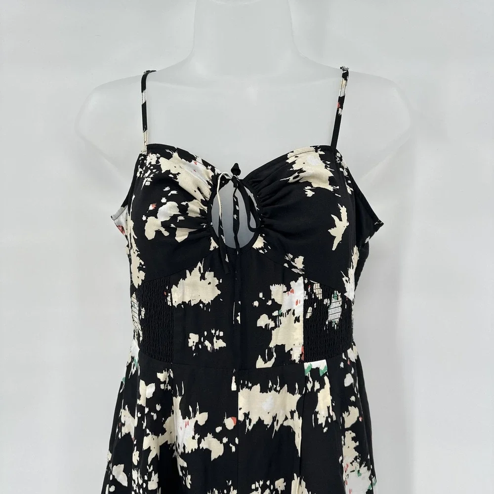 New Joie Floral Jumpsuit size 0 Boho‎ Resort Wide Leg Sleeveless Vacation Flowy